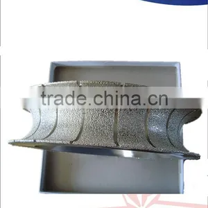 Vacuum Brazed Diamond Profile Wheel for Large Stones/Brazed Diamond Large Granite Router Cutting Bits thumbnail-1