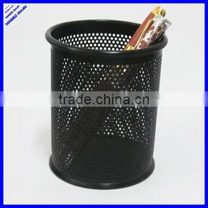 2014 High Quality 8cm Diameter Metal Mesh Pen Holder thumbnail-1