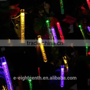 2016 New Hot Sale Solar Power Waterproof 20 LED Bubble Bar Fairy String Lights Party Wedding Xmas Outdoor Decoration thumbnail-2