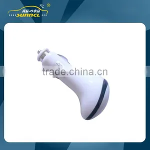 2015 CE Approval White Car Charger USB Adapter Plug for Apple and Android Devices thumbnail-1