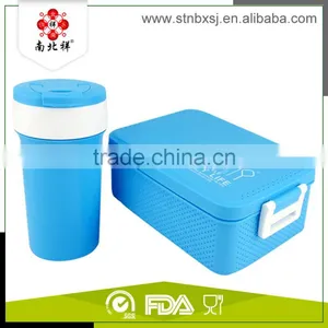 Kids Plastic Lunch Box With Water Bottle thumbnail-3