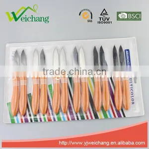 WCE246 Hot Sale Cutlery Set 12 Pcs Stainless Steel and Plastic Handle Knife Set thumbnail-3