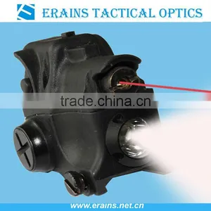 Super Compact Tactical Red Laser Sight and Strobe 80 Lumens CREE Q5 Led Flashlight Combo (FDA Certified) thumbnail-1
