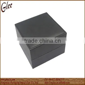 Black PU Leather Men's Watch Case Gift Box thumbnail-3