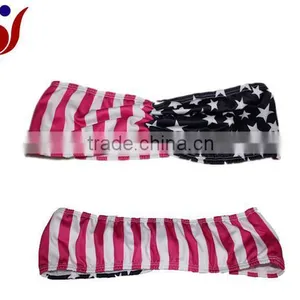 American Flag Patern Tube Bra Top Strapless Sexy Small Tube Bra (accept OEM) thumbnail-1