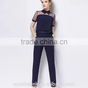 Lady Dark Navy Blue Fashion Detachable Pants Low Price thumbnail-1