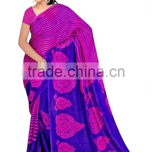 Digital Print Saree With Blouse thumbnail-2