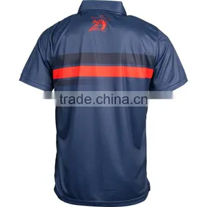 High Quality 100% Polyester Mens Wholesale Polo Shirt thumbnail-2