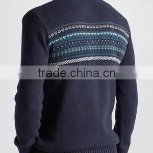High Quality Men's High Neck Zip Sweater (BKNM24) thumbnail-2