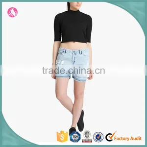 Woman Mma Shorts,Distressed Denim Shorts Women Apparel thumbnail-4