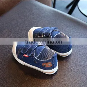 Zm35395a Fashion Children Boys Jeans Canvas Shoes Wholesale thumbnail-4