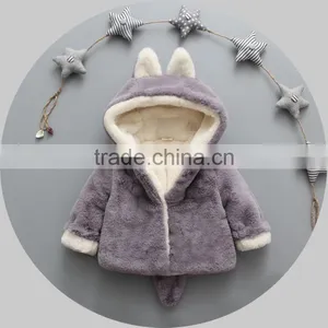 2016 Wholesale Children Boutique Clothing Kids Winter Coat for Girls thumbnail-2