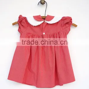 2016 Factory Directly Supply Cotton Children Latest Dress Style Wholesales Summer Fashion Cute Girl Dress 2-6 Years thumbnail-1