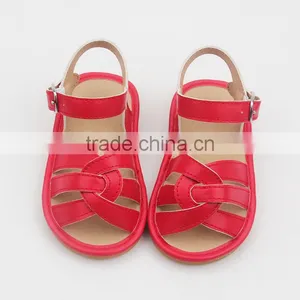 Summer Handmade PU Leather Sadals Funny Kids Squeaky Shoes 2017 thumbnail-4