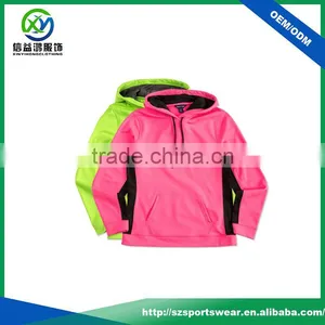 The Mixed Red and Black Color High Quality Custom Hoodies With Windproof thumbnail-1