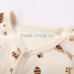 Animal Pattern Baby Infant Rompers Natural Colored Cotton Bodysuit Onesie One-piece Set thumbnail-3