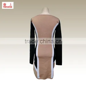 Hot Sale!Jacquard Sweater 80%Viscose 20%Polyester Design for Women Sweater in the Autumn thumbnail-3