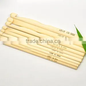 Top Quality Natural&Environmental 9 Sizes Bamboo Crochet Hooks Set thumbnail-1