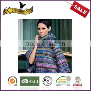 Charmkey Melange Yarn Hand Knitting Yarn Polyester Wool Blend Yarn for Sweater thumbnail-6
