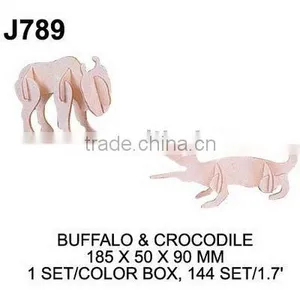J789 DIY WOODEN PUZZLE SET thumbnail-1