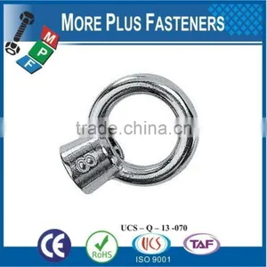 Made in Taiwan A2 Stainless Steel Zinc Coated Zinc Plated Lifting Eye Nut thumbnail-1
