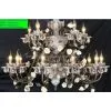 Beautiful European Copper Lamp With Rose and Ceramics Flowers for Decoration thumbnail-1