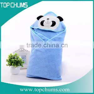 Competitive Price China Manufacturer 100% Cotton Baby Hooded Towel/ Children Poncho Towel thumbnail-3