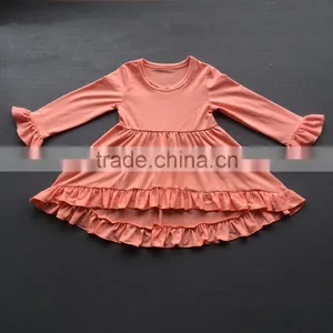 Girls Boutique Clothing Fall 2017 Baby Clothes Latest Dress Designs Children Cotton Frocks Kids Casual Back to School Wear thumbnail-2