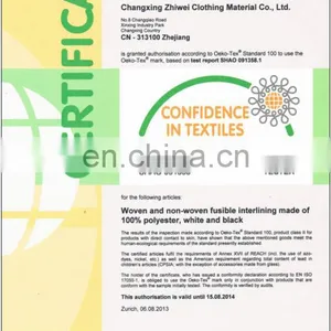 Soft Hand Nonwoven Fusible Nylon Interlining Fabrics thumbnail-6