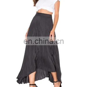 Hot Sale Pleated Flare Women Skirt thumbnail-1