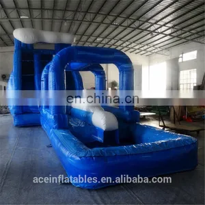PVC Tarpaulin Kids Banzai Inflatable Water Slide From China thumbnail-3