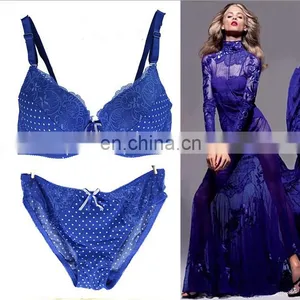 Plus Size D Cup Bra Set New Sexy Fancy Bra Panty Set thumbnail-1