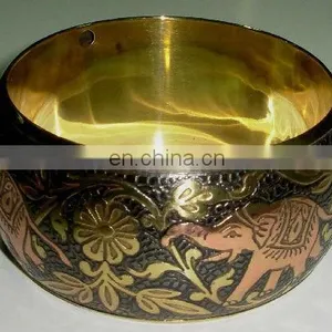 Hand Painted Brass Bangle thumbnail-1