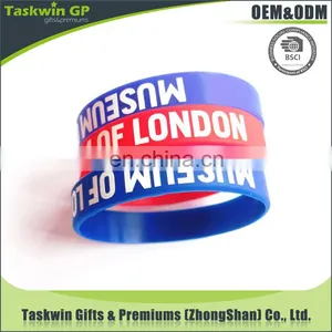 High Quality Arts and Crafts Rubber Gift Silicone Bracelet/silicone Wristband for Promotional Gift thumbnail-2