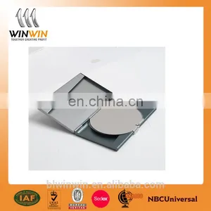 Silver Aluminum Business Card Case With Mirror thumbnail-3