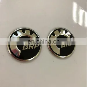 Metal Feature Embossed Adhesive Logo Sticker thumbnail-1