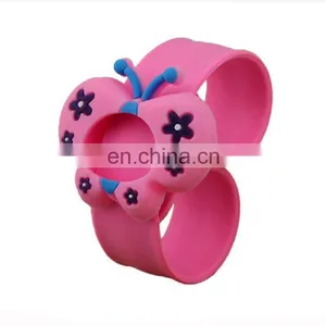 Cute Custom Slap 3d Silicone Rubber Wristband thumbnail-3