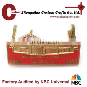 2016 New Product Custom Design Silver Glitter Trendy Badge thumbnail-4