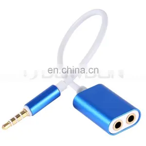 3.5mm 1 Male to 2 Female Headphone Earphone Audio Extension Y Splitter Cable thumbnail-4