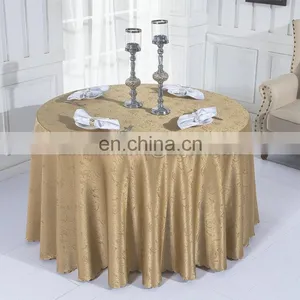 Free Shipping Coffee Jacquard Table Clothes,fancy Dinner Decorative Table Cover thumbnail-1