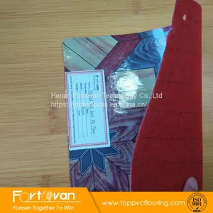 Factory Linoleum Weight 70g 100g 130g Red Felt Back Pvc Flooring on Sale thumbnail-1