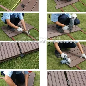 WPC Hollow Decking WPC Facade Cladding Panel by Sunshien WPC thumbnail-3