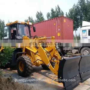 ZL16F Mini Hydraulic Wheel Loader With V Snow Blade thumbnail-1