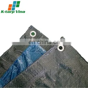 68GSM - OLIVE GREEN/ROYAL BLUE TARP thumbnail-1