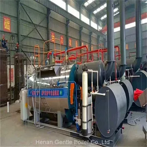 Automatic 1- 20 Ton Industrial Oil Gas Fired Steam Boiler Price for Textile Mill / Food Industry / Garment Factory thumbnail-2
