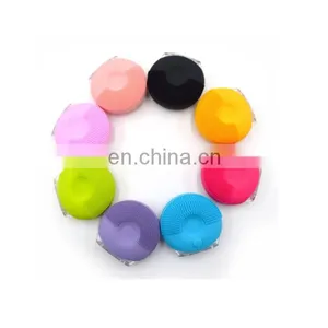 Mini Portable Waterproof Silicone Facial Cleansing Face Washing Brush Supplier thumbnail-1