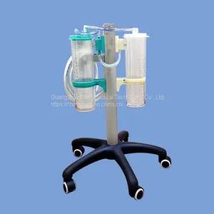 Surgery Operating Theater Using Medical Vauum Suction Regulator Trolley Set With 2 / 4 / 8 Liter Suction Liquid Collecting Jars thumbnail-2