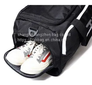 Duffel Bag & Gym Bag With Shoes Compartment Waterproof for Travel and Outdoor thumbnail-4