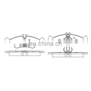 Brake Pads for BENZ OE GDB1262 0024205620 thumbnail-1