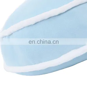 High Quality Light Blue Round Plush Decoration Cushion Round Cake Stuffed Chair Pad Car Seat Cushion thumbnail-6